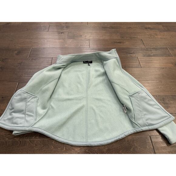 Under Armour Womens Mint Green XStorm Fleece Full Zip Jacket Size M MEDIUM - Picture 6 of 11